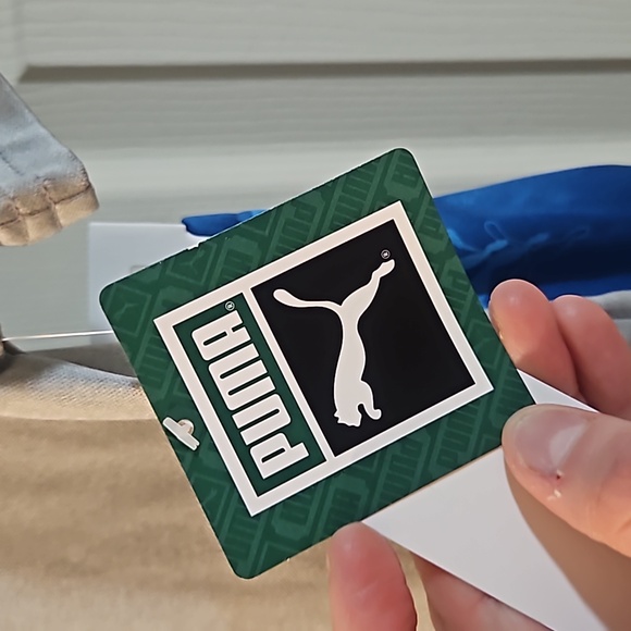 PUMA 2 PIECE OUTFIT: SHIRT/SHORTS: GRAY/BLUE: NEW WITH TAGS: SIZE 5 - Picture 4 of 6